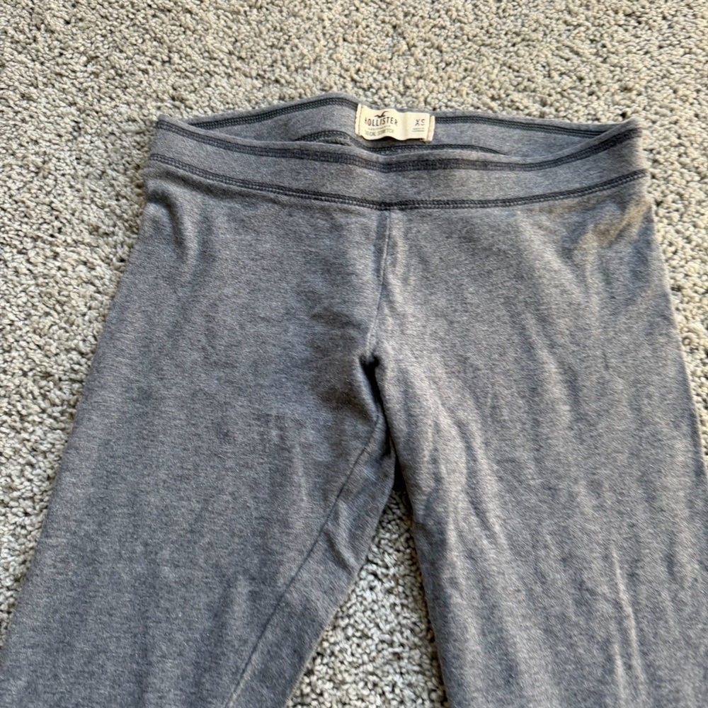 Hollister Gray Cotton Leggings Size Extra Small - Picture 4 of 6